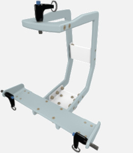 Hillaero ZOLL M FAA certified mountable bracket for Air Ambulance Airmed Helicopter or Fixed Wing Aircraft ISO1